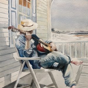 Strumming on the Front Porch